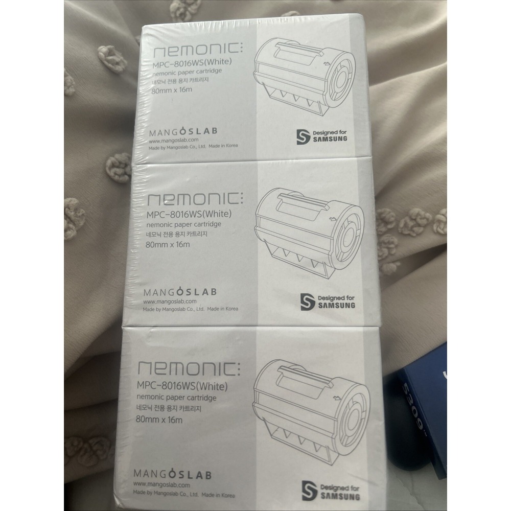 Nemonic: MPC-8106WS (white) 80mmx16m White Labels New In Box